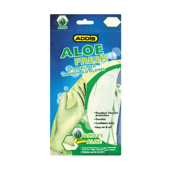 Addis Household Gloves - Aloe Vera - Large