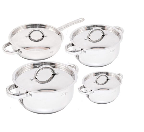 La Cuisine Cookware Set (8 Pieces) - Cw002-8Pc Ss