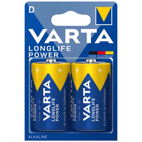 Varta Longlife D Batteries - 2 Pack